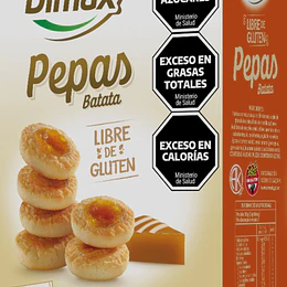 Pepas de Batata Dimax Libre Gluten