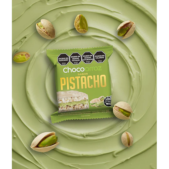 Alfajor Choco Arroz Pistacho Sin Gluten