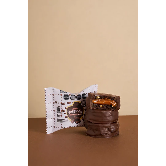 Nuevo Alfajor Barrigón Mega Brownie Sin Gluten 100 Gramos