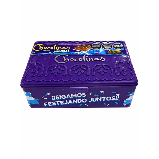Molde o Tupper Galletitas Chocolinas Edición Mundial Más 3 Paquete Galletas