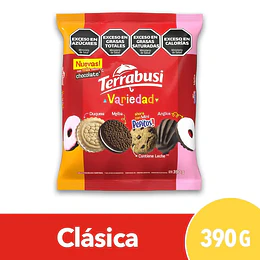 Nueva Galletitas Variedad Con Galleta Pepito Terrabusi 390 Gramos