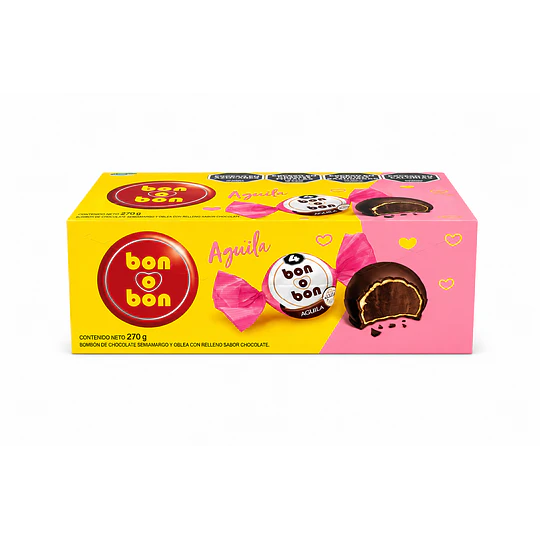 Caja Bon o Bon Chocolate Aguila vegano