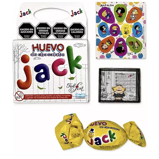 Huevo Jack de Chocolate - Colección Mafalda