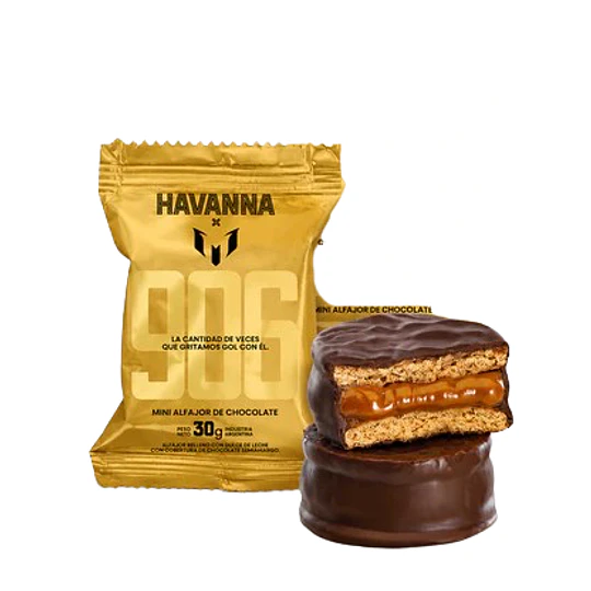 Mini Alfajor Havanna Leo Messi Gold Edición Limitada