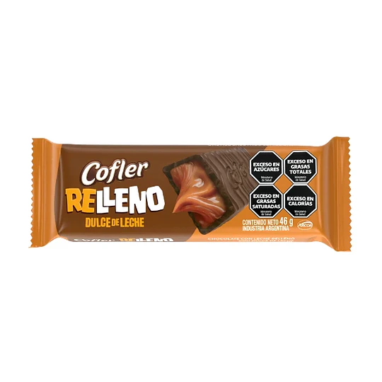 Chocolate Cofler Relleno de Dulce de Leche