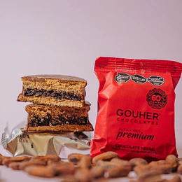 Alfajor Chocolate Negro Relleno Mermelada Frutos Rojos