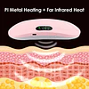Masajeador Abdominal con Calor Electroestimulador Vibrador 