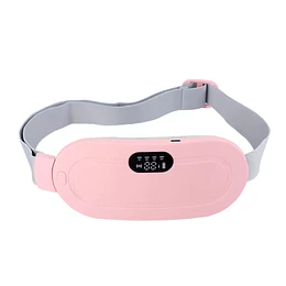 Masajeador Abdominal con Calor Electroestimulador Vibrador 