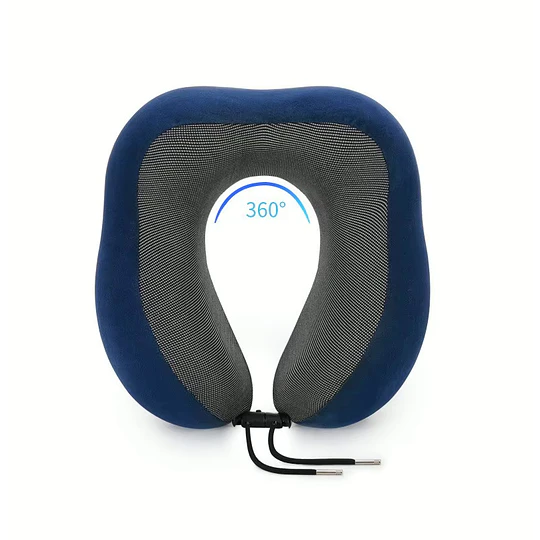 Cojin para Viaje Con Reposa Cabeza y Broche Ajustable