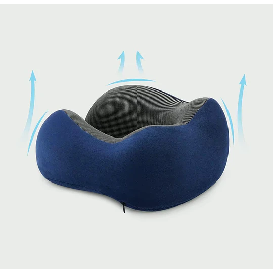 Cojin para Viaje Con Reposa Cabeza y Broche Ajustable