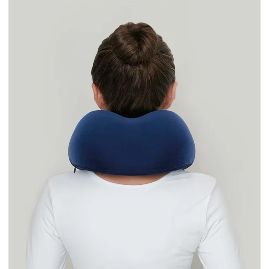 Cojin para Viaje Con Reposa Cabeza y Broche Ajustable
