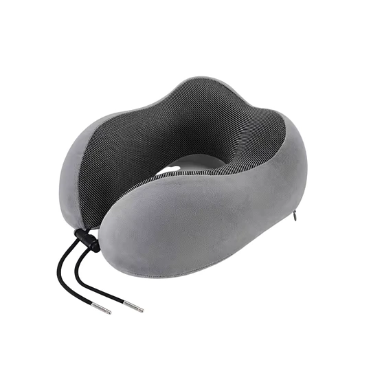 Cojin para Viaje Con Reposa Cabeza y Broche Ajustable