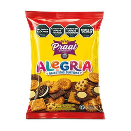 Galletitas Surtidas Alegría Praat Vegana Sin Gluten 180 Gramos
