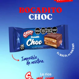 Bocadito Choc Smams Sin Gluten 80 Gramos
