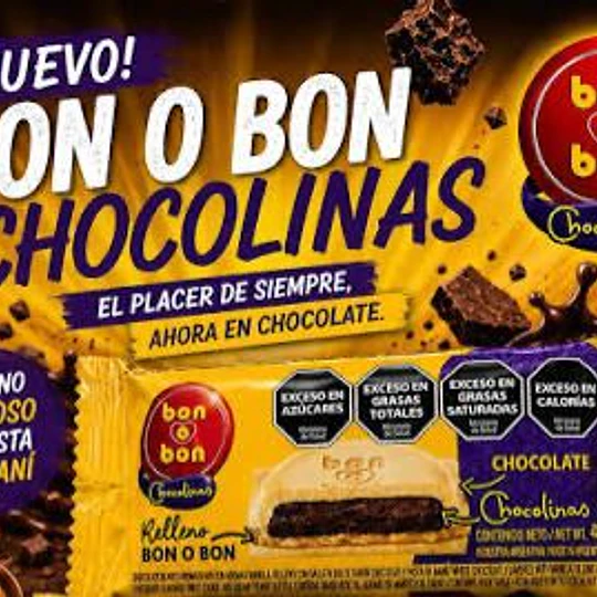 Nuevo Chocolate Bon o Bon con Chocolinas
