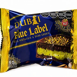 Nuevo Alfajor Premium Dubai Blue Label Sin Gluten 65 Gramos