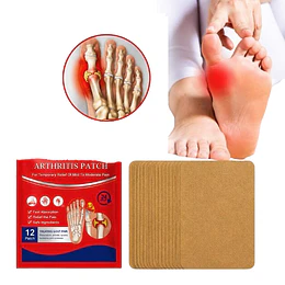 Set 12 Parches para Artritis Metabólica y Alivio Dolor Articular