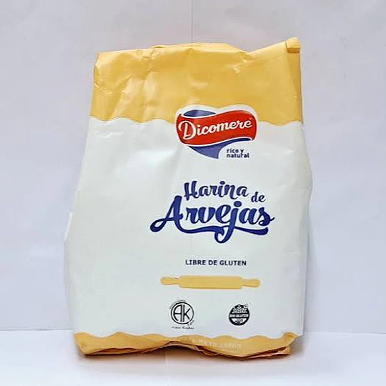 Harina de Arvejas Dicomere Sin Gluten 450 Gramos
