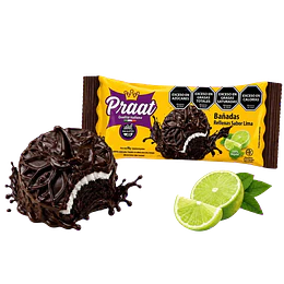 Galletitas Bañadas Chocolate Rellenas Mousse Lima Praat Sin Gluten 120 Grs
