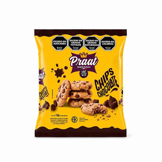 Galletita Chips Chocolate Praat Sin Gluten 150 Gramos