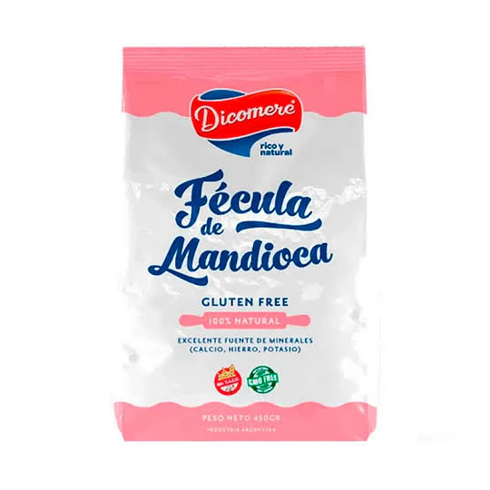 Fécula de Mandioca Sin Gluten Dicomere 500 Gramos