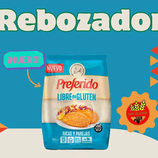 Pan Rallado Preferido Sin Gluten 350 Gramos
