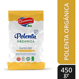 Polenta Organica Coccion Rápida Sin Gluten Dicomere 450 Gramos