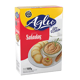 Galletitas Saladas Sin Gluten Aglu 150 Gramos