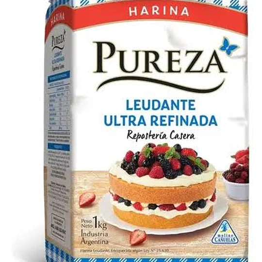 Harina Pureza Leudante Ultra Refinada Reposteria 1 Kilo
