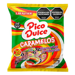Caramelos Pico Dulce Mismo Sabor Chupetin Sin Gluten 150 Gramos