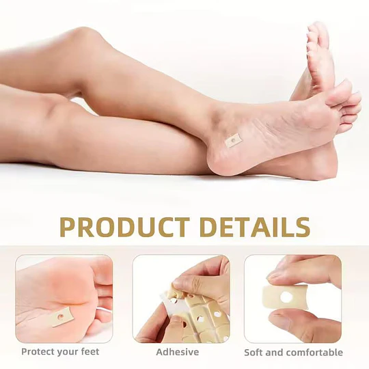 Set 15 Almohadillas Protectoras Autoadhesivas para Pies en Forma de U 