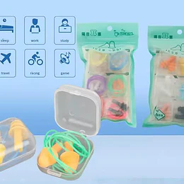 Set 6 Tapones para los Oídos para Reducir el Ruido
