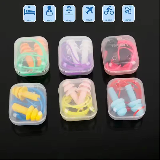 Set 6 Tapones para los Oídos para Reducir el Ruido