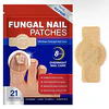 Set de 21 Parches de hidrogel para el tratamiento nocturno de hongos en las uñas 
