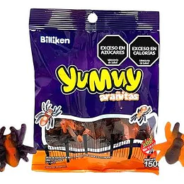 Gomitas Arañitas Halloween Sin Gluten 150 Gramos