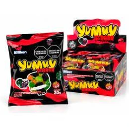 Caja 12 Sobres Gomita Yummy Terror Sin Gluten
