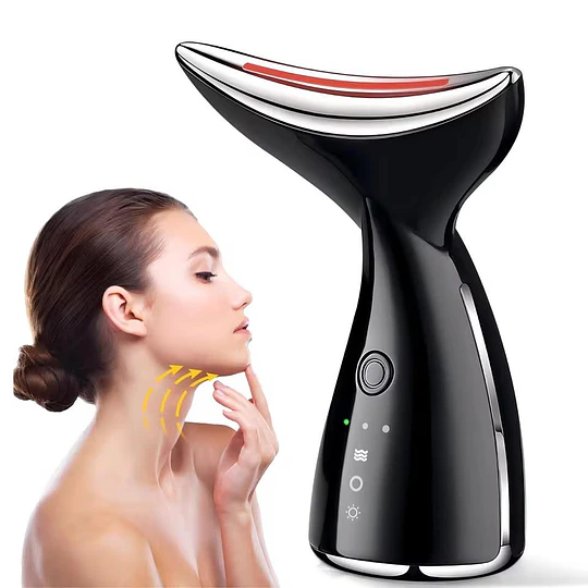 Masajeador Facial y Reductor de Papada con Terapia de Luz LED,