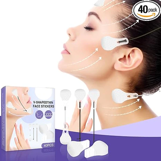 Set de 40 Parches de Lifting Facial Invisible