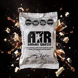 Nuevo Alfajor ATR Damas Gratis Blanco 80 Gramos