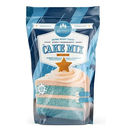 Premezcla Bizcochuelo Mundial Argentina Gusteaus Sin Gluten 420 Gramos