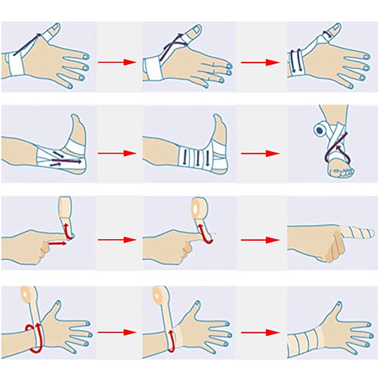 Cinta Elastica para Vendaje de 7, 5 cm