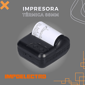  Impresora Térmica POS portátil de 80mm