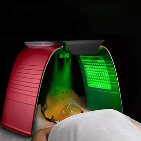 Cabina Led 7 Colores Para Fototerapia Facial + Pulverizador