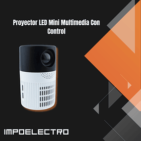 Proyector LED Mini Multimedia Con Control