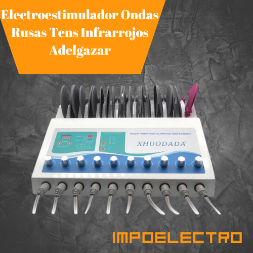 Electroestimulador Profesional Ondas Rusas, Tens, Ems