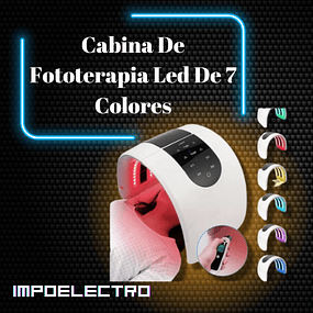 Cabina De Fototerapia Led De 7 Colores