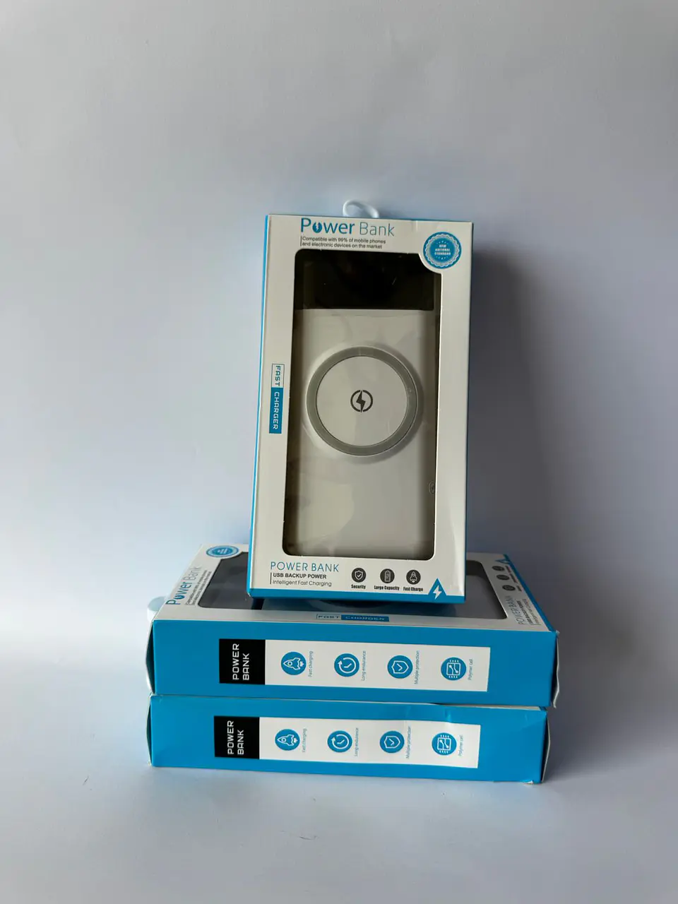 Power Bank Carga Rápida con Tecnología Inalámbrica 4