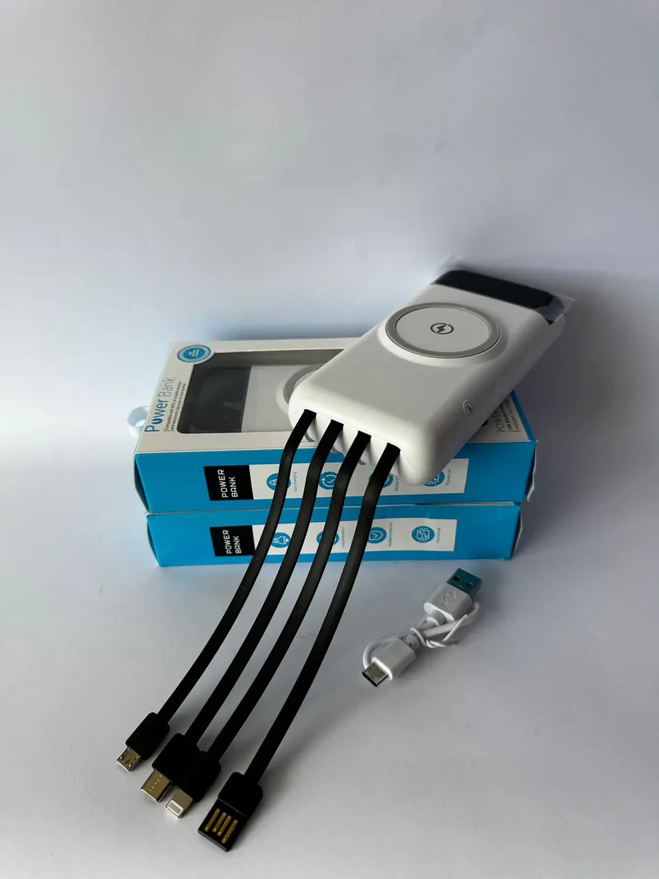 Power Bank Carga Rápida con Tecnología Inalámbrica 5
