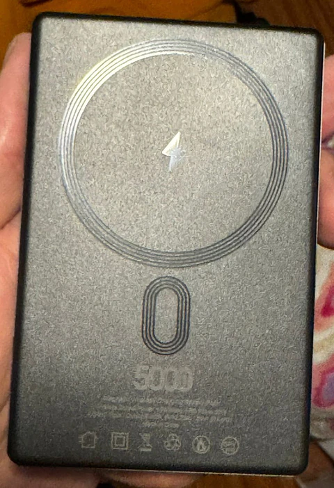 Power Bank MagSafe 5000mAh Ultra Delgada