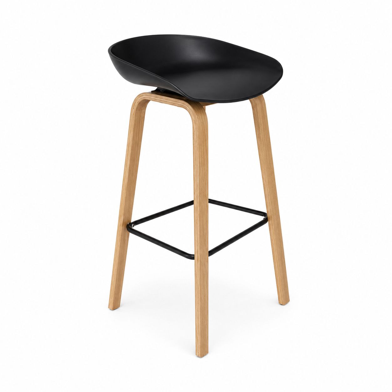 Taburete Bar Nordico - Negro